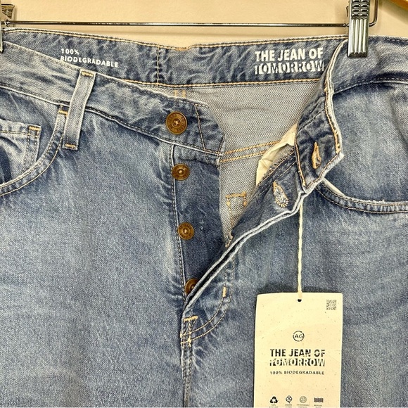 Adriano Goldschmied-Jeans of Tomorrow Sz34x33 Blue Everett Slim Straight Jeans - Picture 4 of 11